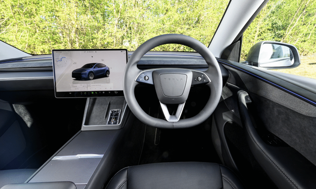 tesla interior